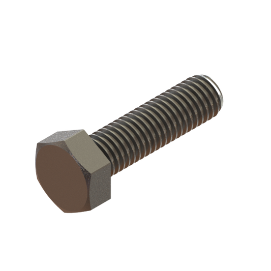 Screw M8x1.25x30 Hex Cap Zinc