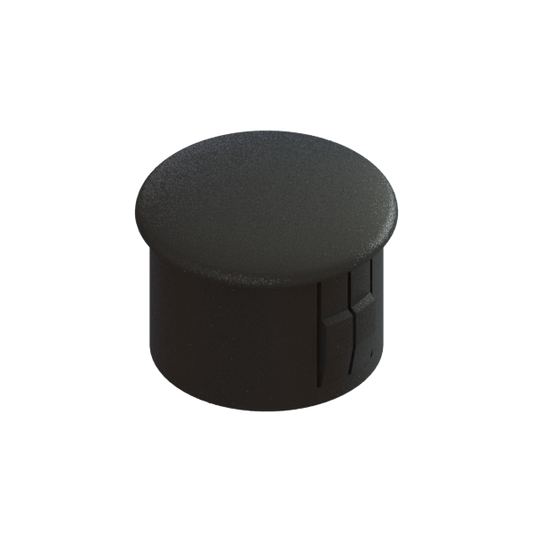 PART-525 Plug, Plastic, Lock, 1/2" Hole, Black
