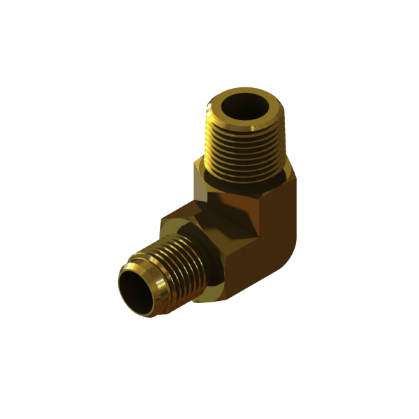 PART-317 Elbow MNPT 1/2 to 3/8, BR