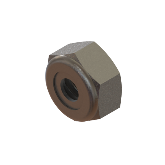 FAST-558 Nut #6-32 Hex Nylon Lock SS