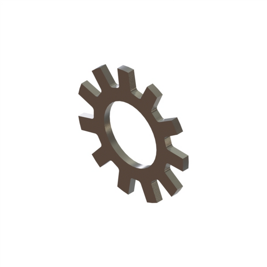 12-79 Lockwasher #10 External Tooth Zinc