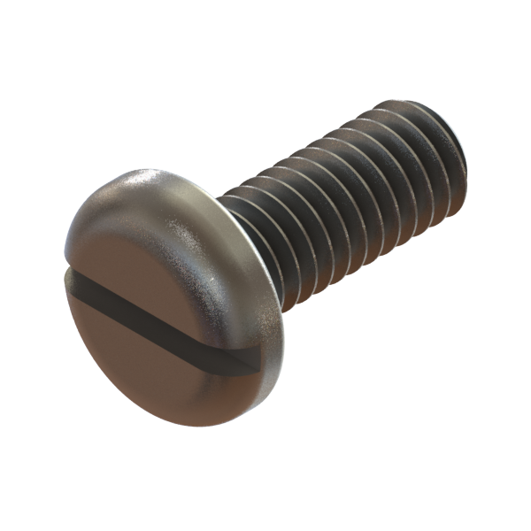 R-665 Screw, M4-0.7 × 10 Slot Pan