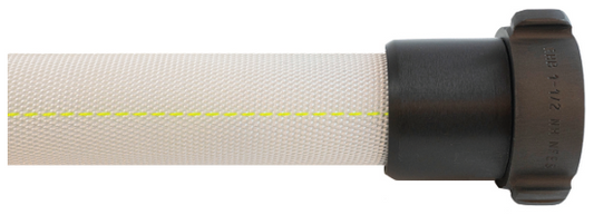 Single Jacket Forestry Hose (White)